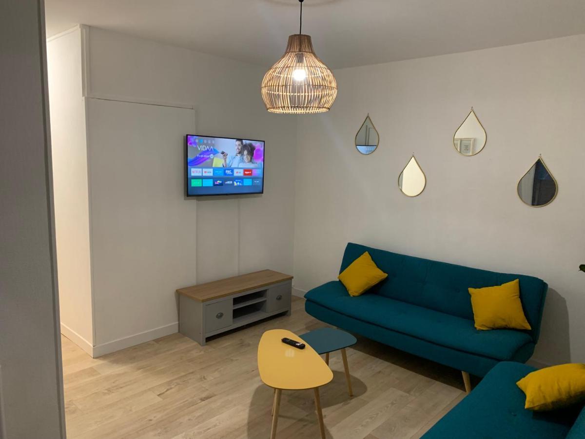 L Effet Mer 70M2 Avec 2 Chambres Doubles Avec Parking 1 Voiture Gratuit, Netflix Disney Plus Disponible Lits Faits A L Arrive Serviettes De Toilettes Fournies ดิเอป ภายนอก รูปภาพ